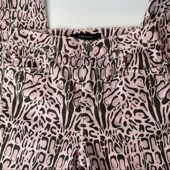 J Brand Alana Leopard Print High Rise Skinny Jean - Picture 12 of 16